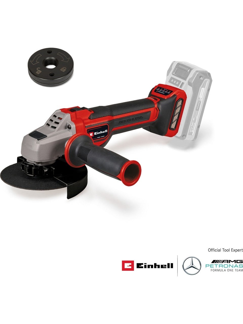 Einhell Professional TP-AG 18/125 CE Q Li - Solo Akülü Devir Ayarlı Taşlama  - 4431155