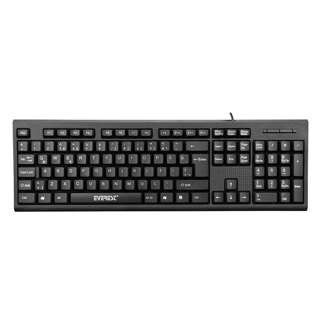 Everest KB-871U Siyah USB Q Standart Klavye 5467