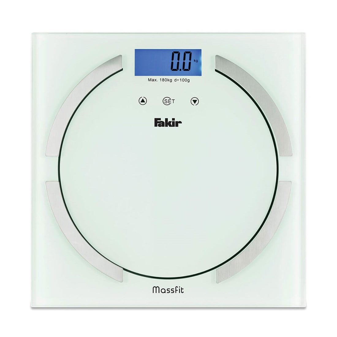 Fakir Massfit Dijital Cam Vücut Analiz Baskülü Beyaz 41003760