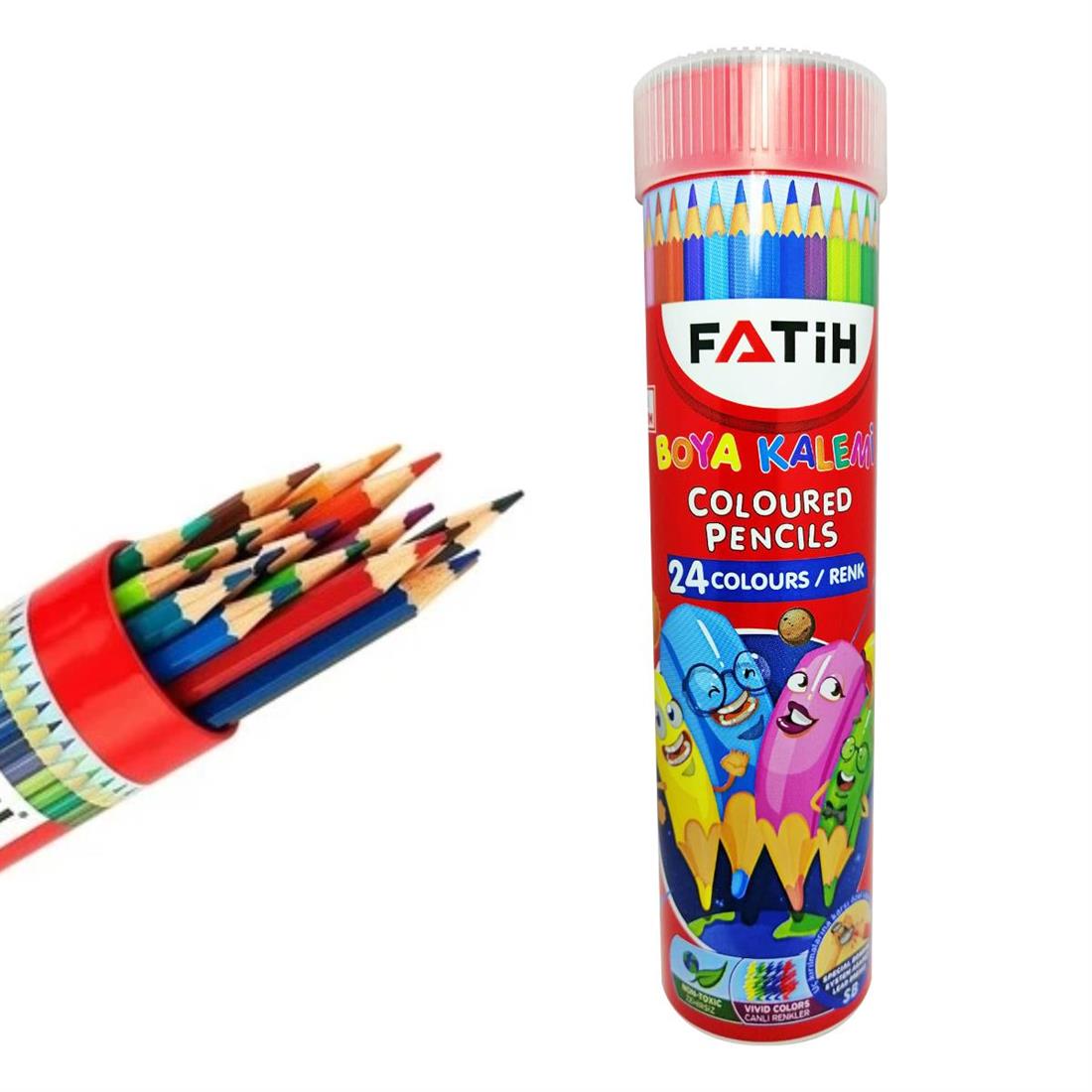 Fatih Tüp Kuruboya Tamboy Kalemi 24'Lü - 036065