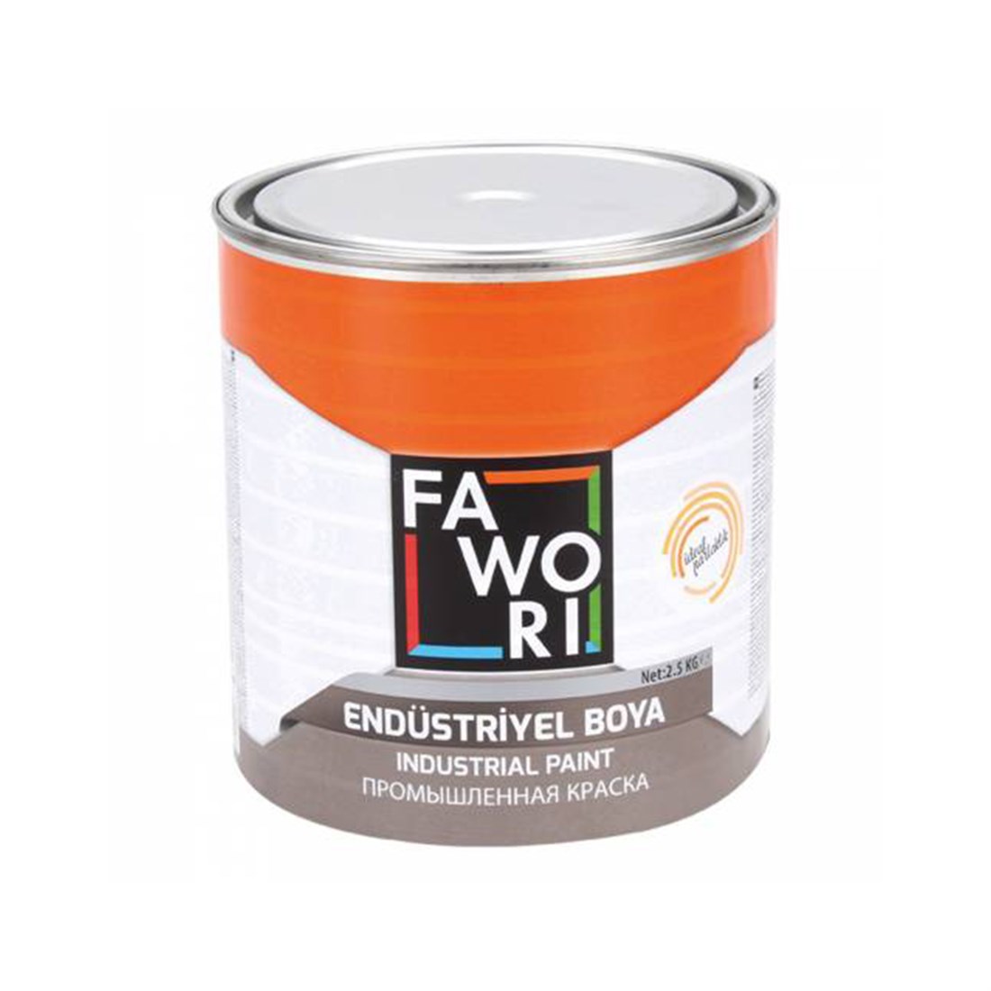 Fawori İdeal Parlak End. Boya K.Kahve 2,5kg
