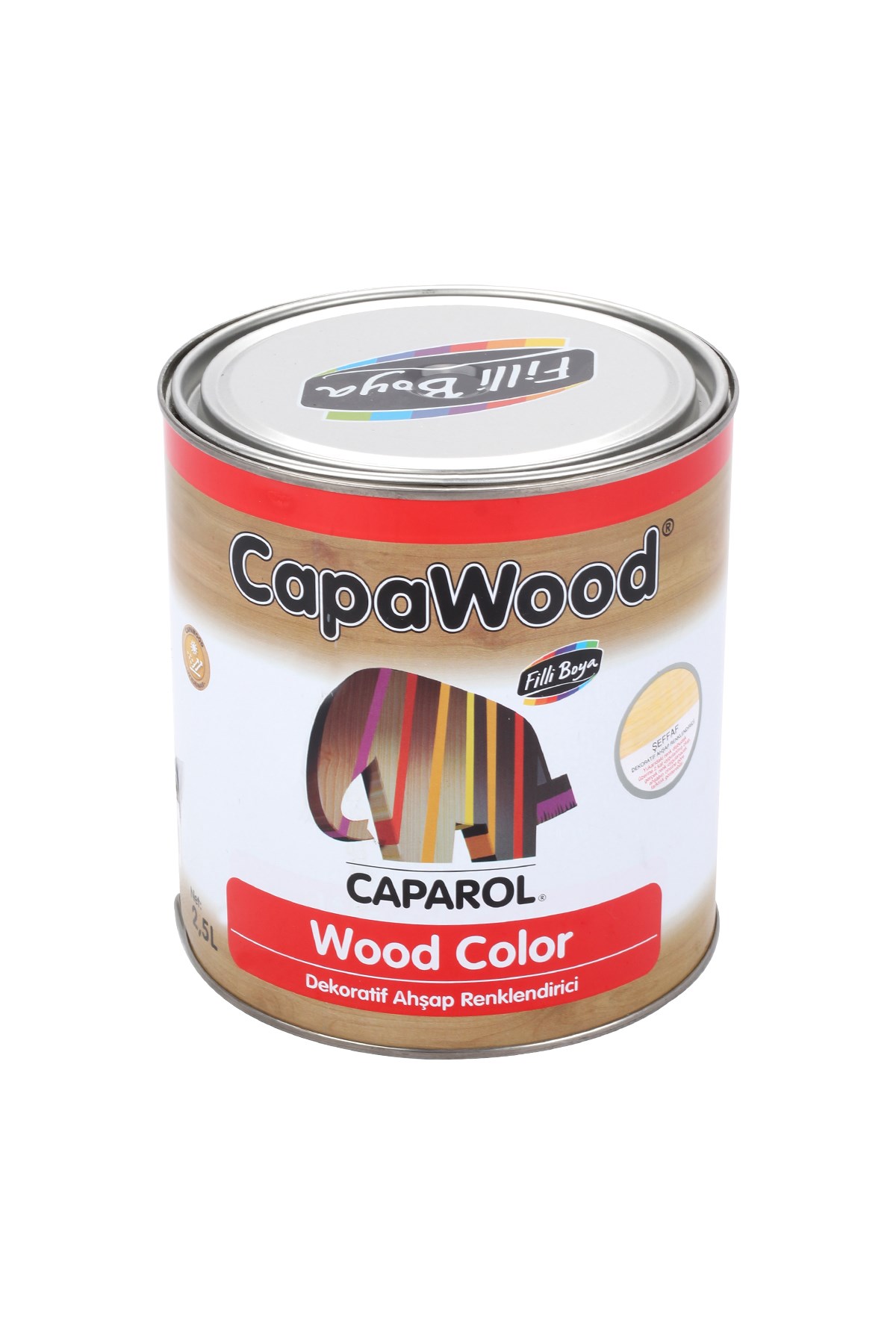 FİLLİ CAPAWOOD DEKORATİF AHŞAP RENKL. MAUN 2,5LT