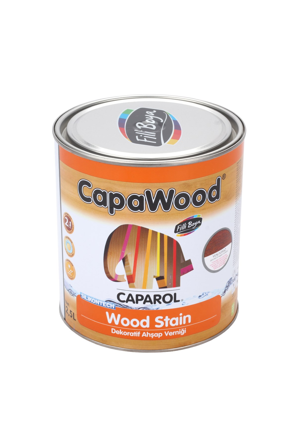 FİLLİ CAPAWOOD DEKORATİF AHŞAP VERNİK VENGE 2,5 LT