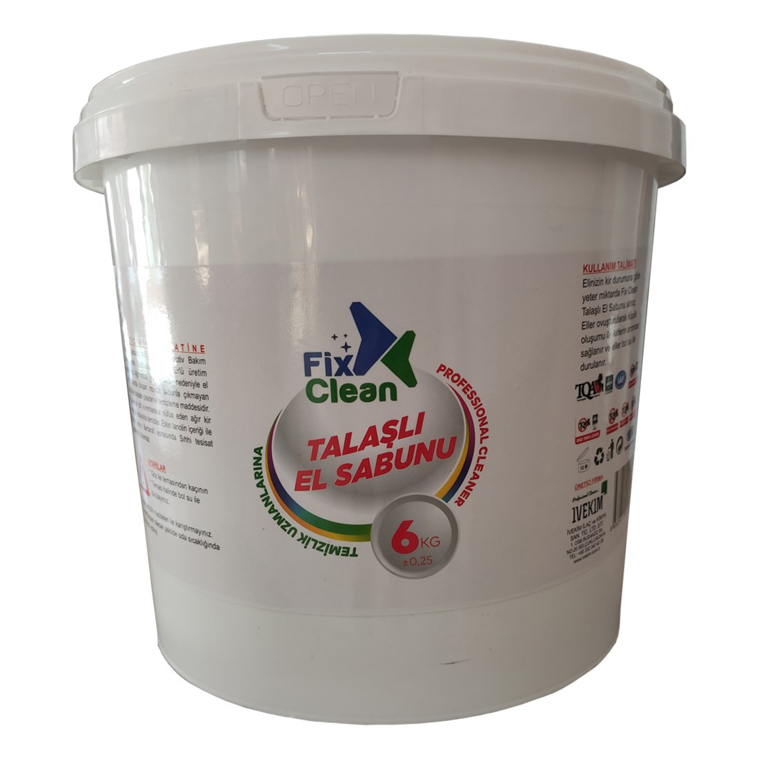 Fix Clean Talaşlı El Sabunu 6 Kg 