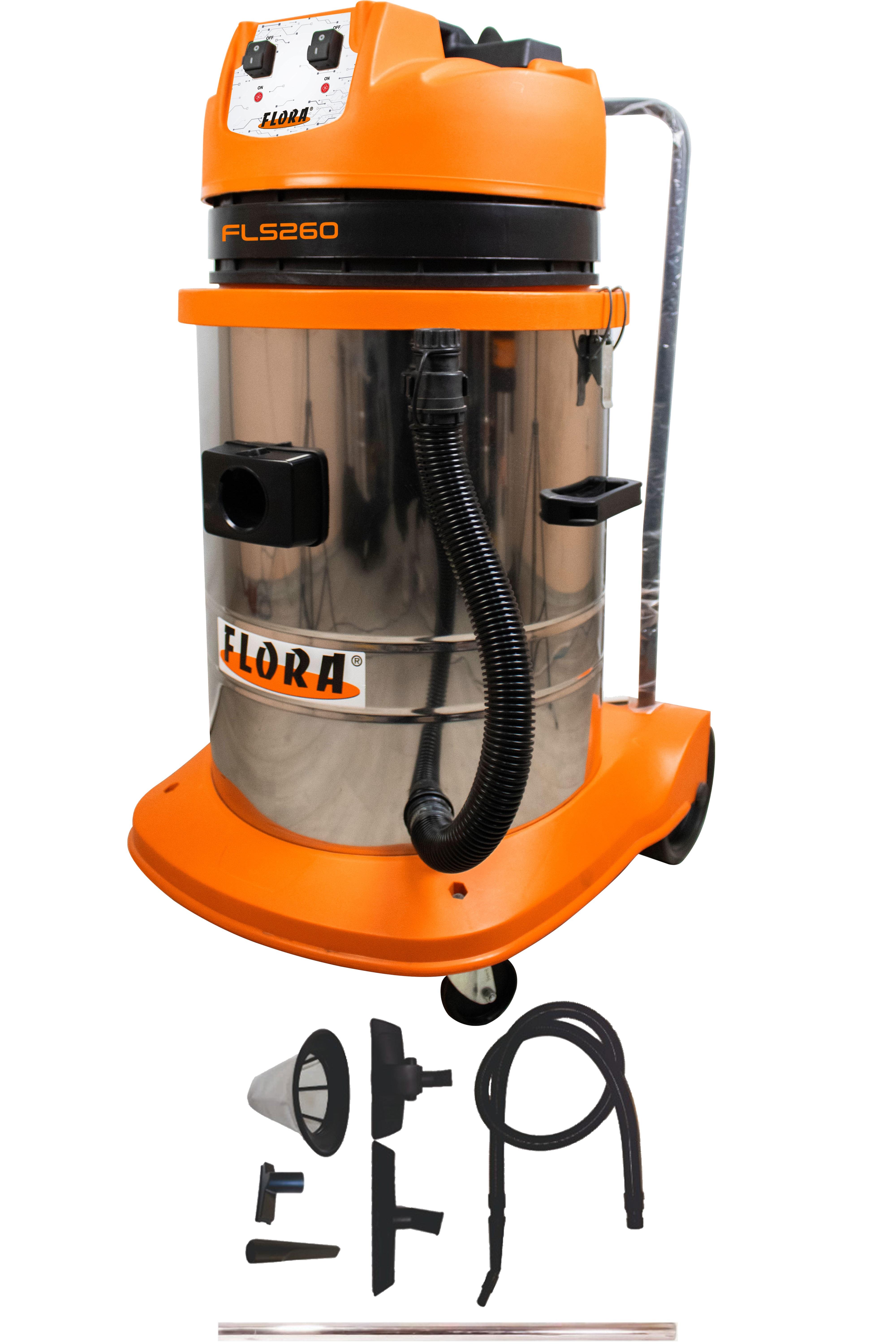FLORA Fls 260 2 Motor 72 Lt. Süpürge - Oto Aparatlı - D0401005