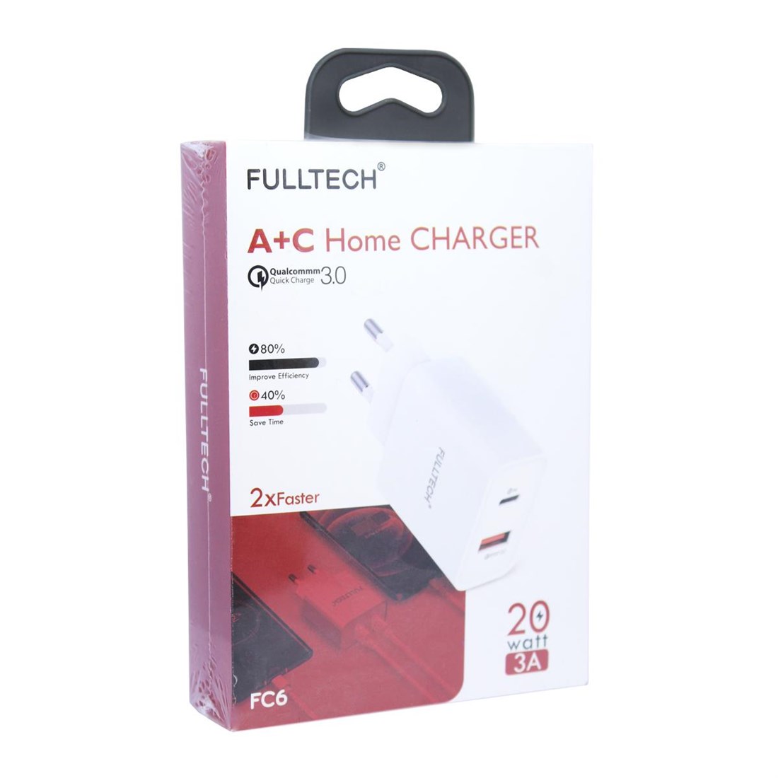 Fulltech FC6 3Amp Şarj Başlık - Elk-04699