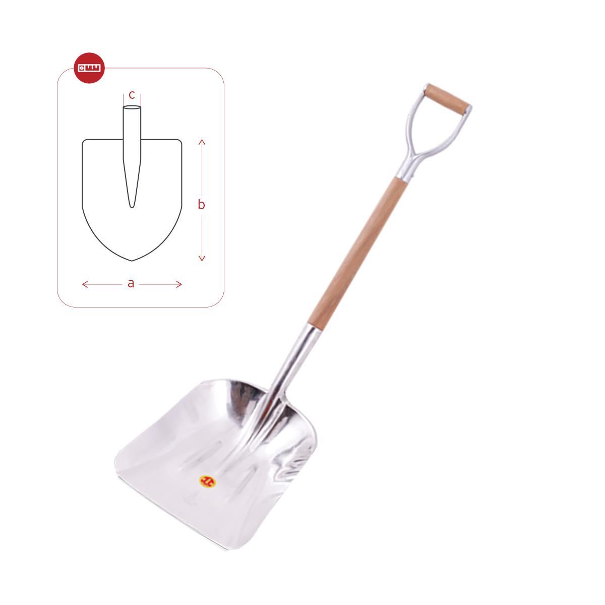 Füze 7201 Alüminyum Zahire Küreği Saplı 1,8mm 84056