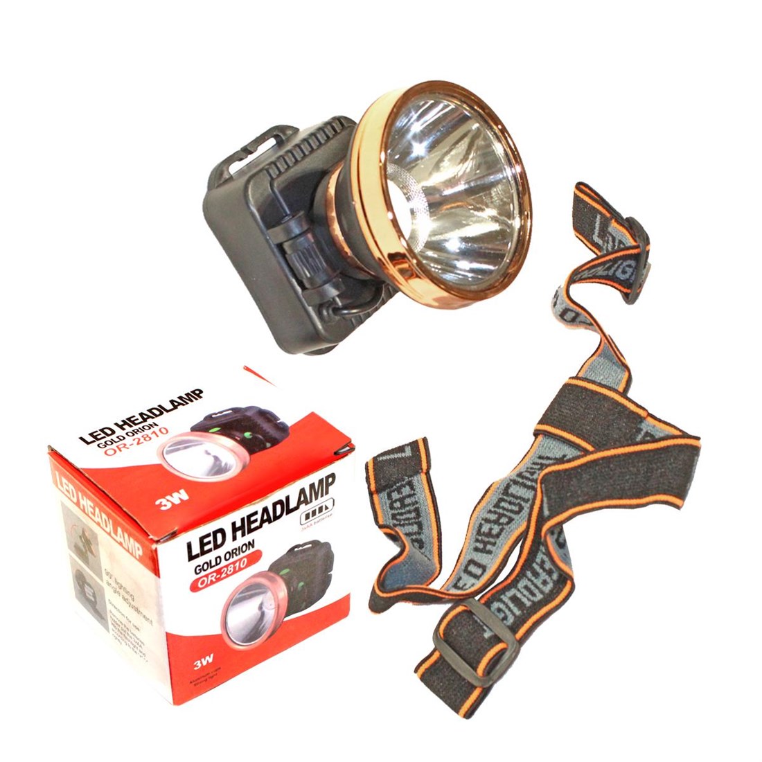 Gold Orion OR-2810 3W Kafa Lambası Pilli HRD-009362