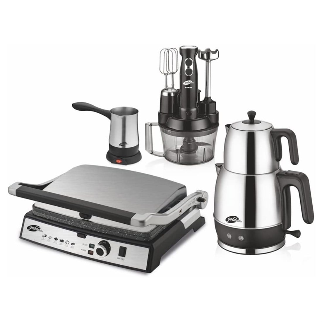GoldMaster 7713 Hürrem Çeyiz Seti İnox ELK-02287