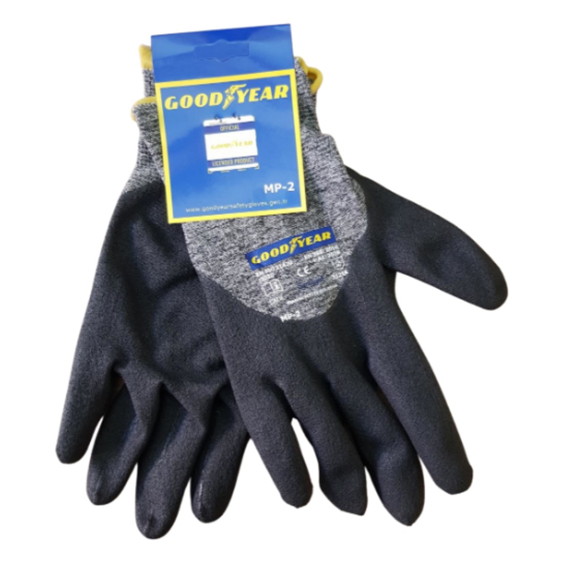 Goodyear Mp2 3/4 Kaplı Eldiven Siyah no:10