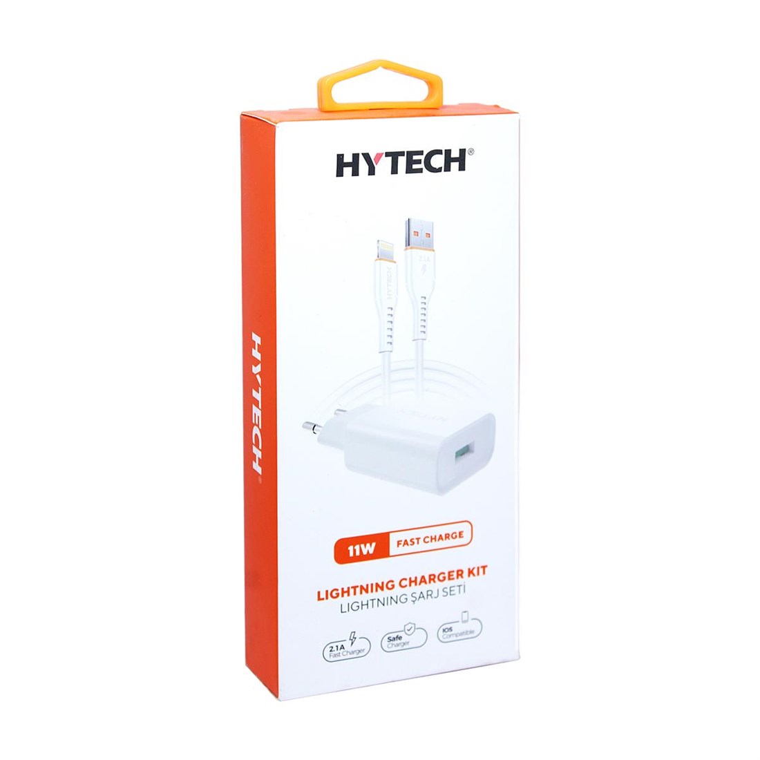 Hytech HY-XE26L Lightning IOS 2.1A Hızlı Şarj Kablosu Set BEYAZ- ELK-05021