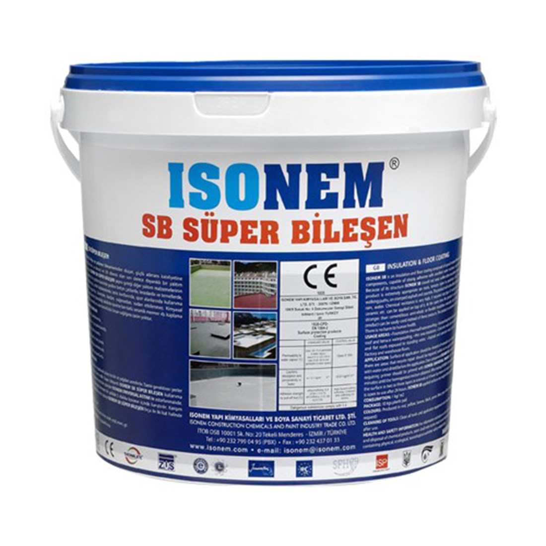 Isonem Sb Süper Bileşen 18 Kg Özel Mineral Dolgulu Su Yalıtım Malzemesi