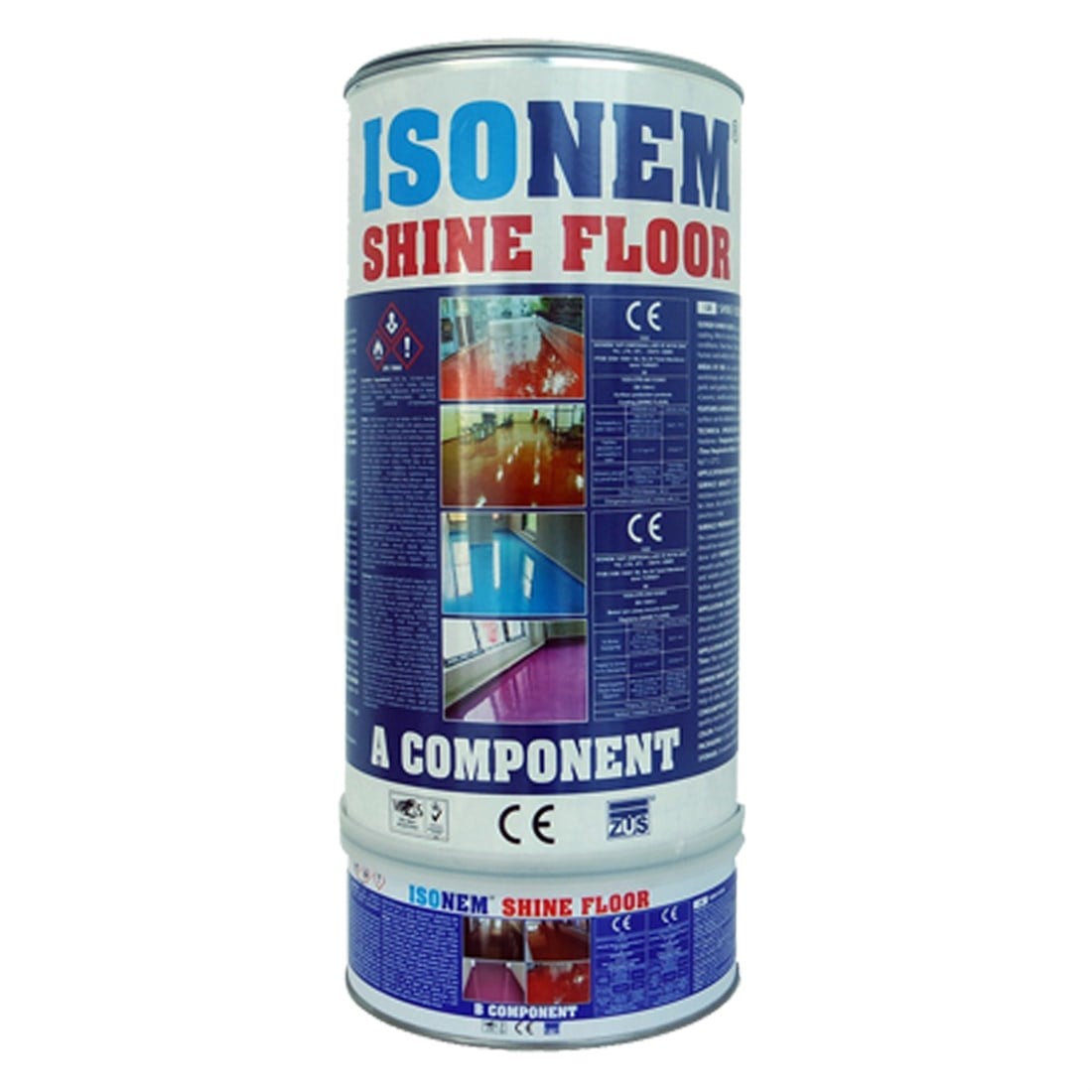 Isonem Shıne Floor 4,5 Kg Parlak Veya Mat Renkli Zemin Kaplama