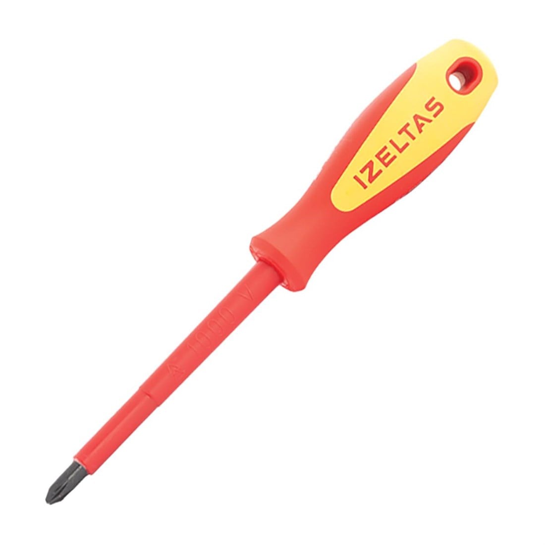 İzeltaş 1000V İzoleli 6*100 Elektrikçi Yıldız Uçlu Tornavida 4145186100