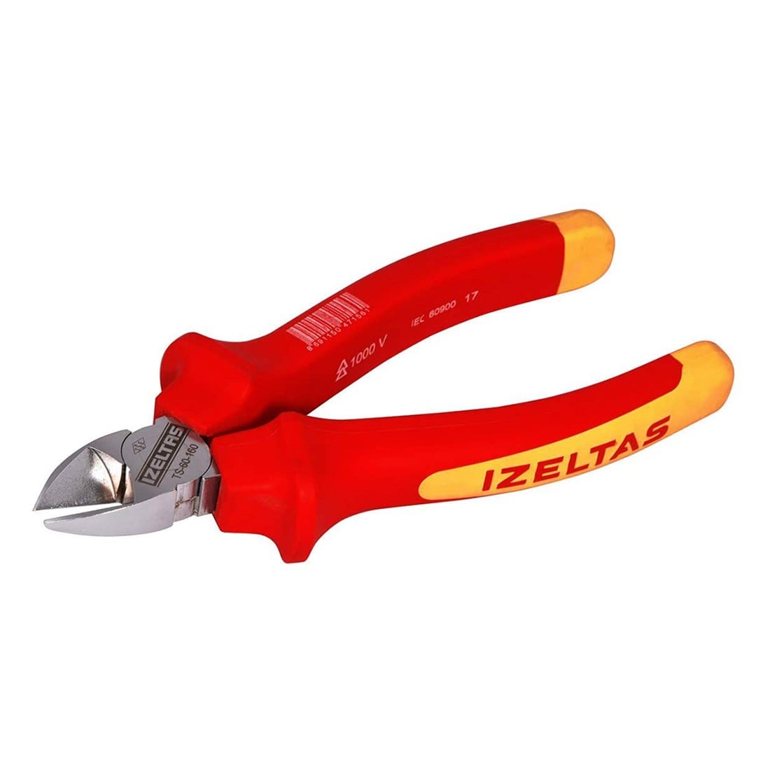 İzeltaş 1000v İzoleli Elektrikçi Yan Keski 180mm - 3700166180