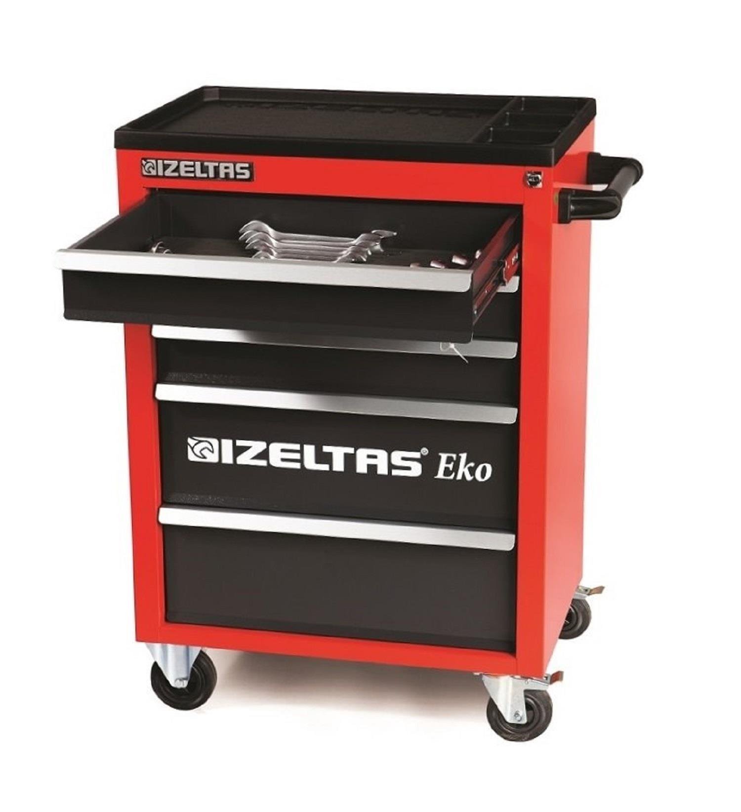 İzeltaş Eko Serisi Takım Dolabı 5 Çekmeceli 93 Parça - 8243001096