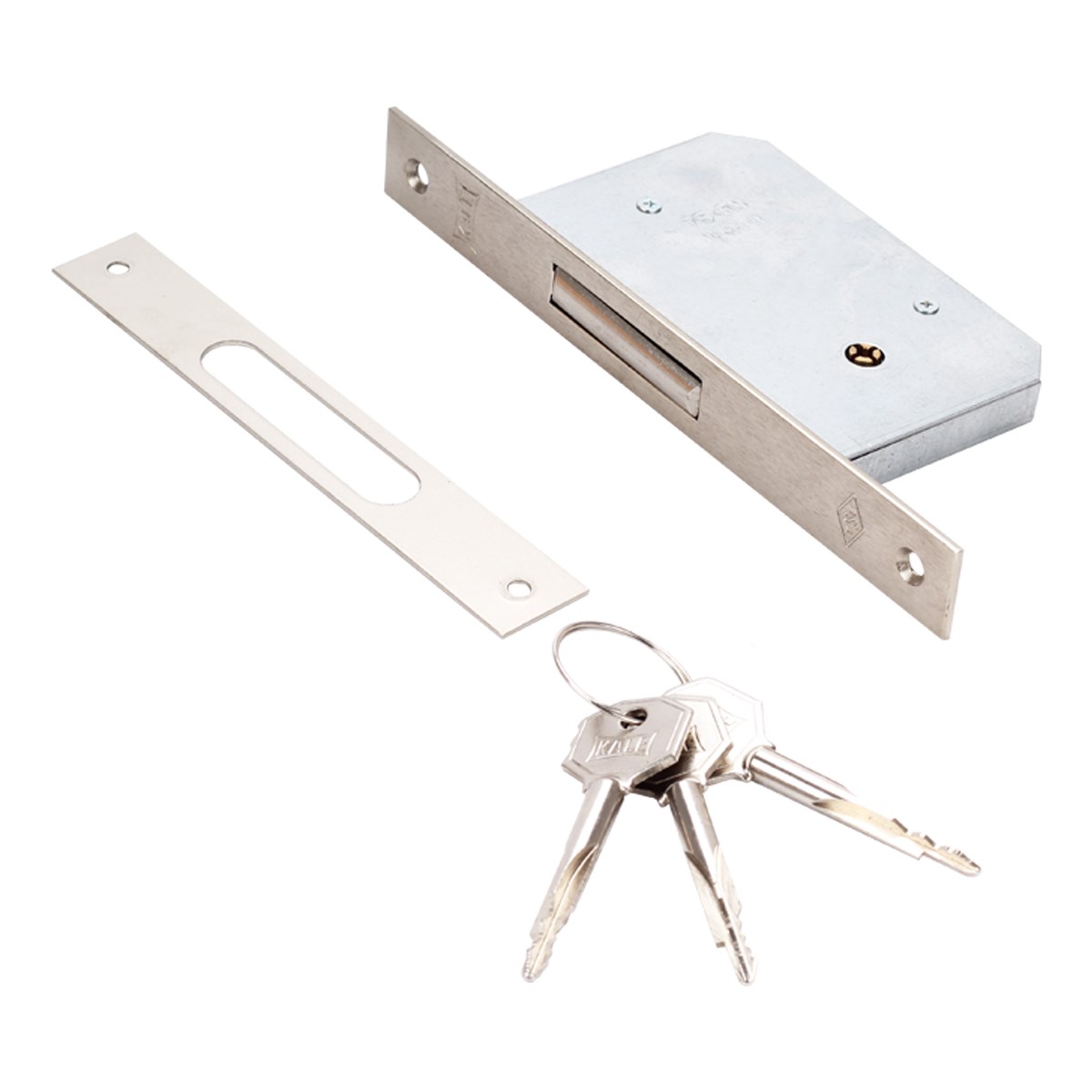 KALE 189F 3 MİLLİ 3 TURLU FİAM EMNİYET KİLİT NİKEL 189F0000002