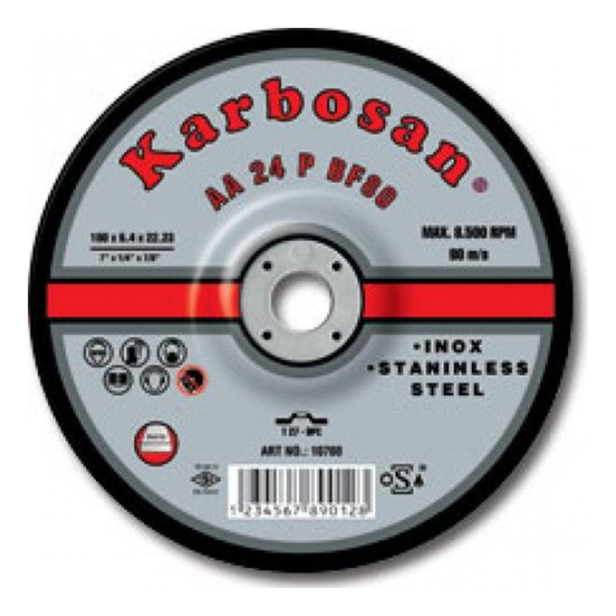 KARBOSAN 115*6.4*22 İNOX METAL TAŞLAMA