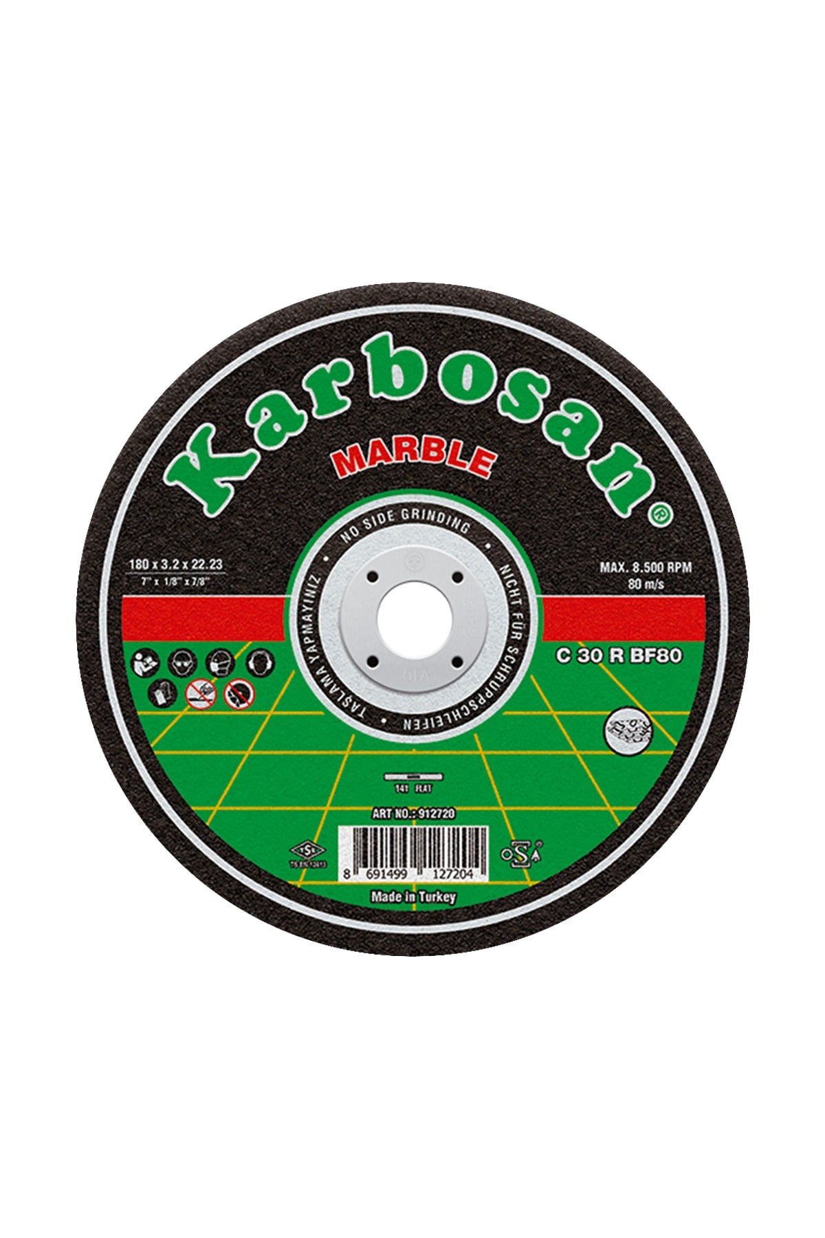 KARBOSAN 230*3*22 SC MERMER KESİCİ