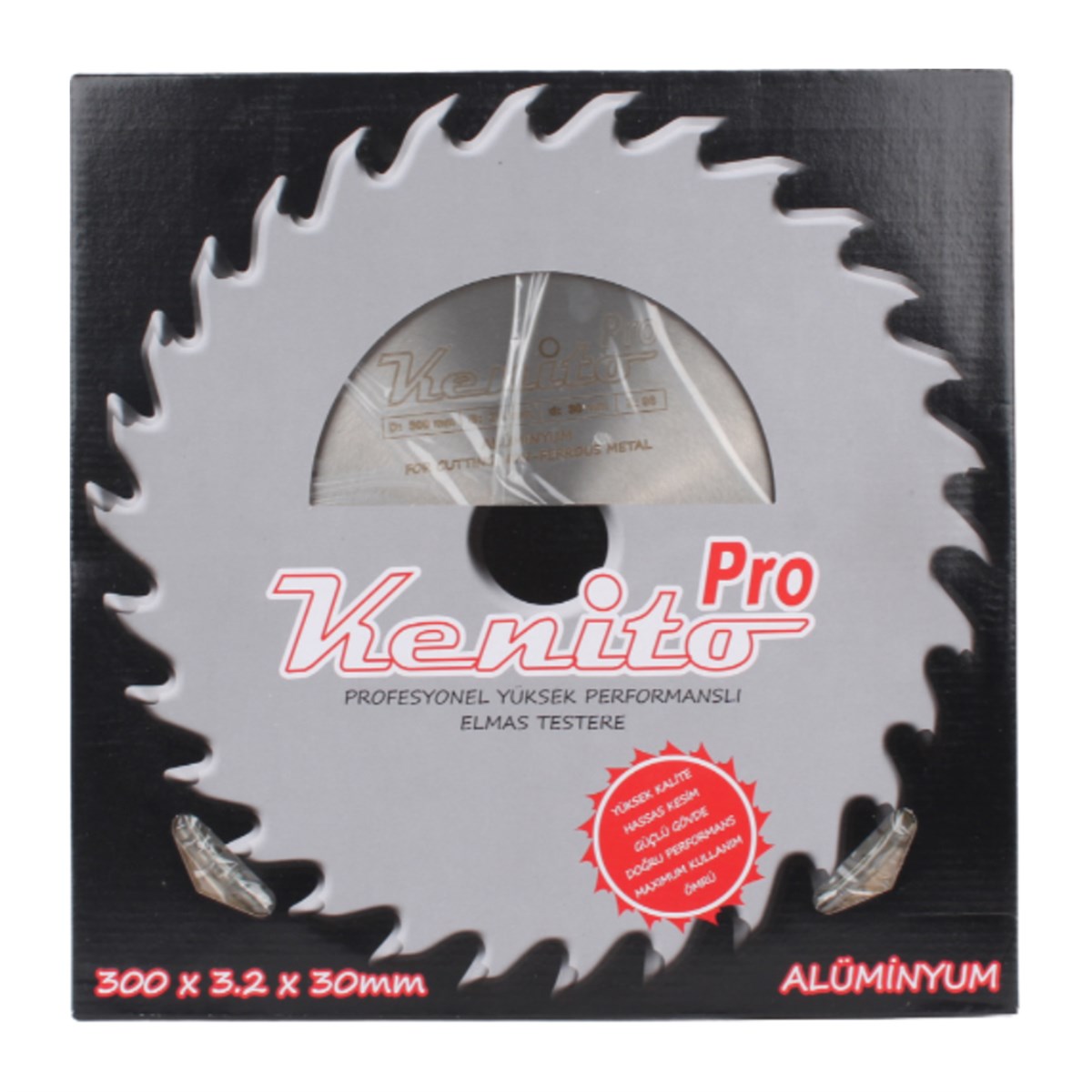Kenito Daire Testere 300*30*3,2*2,4mm 96Diş (Alüminyum)