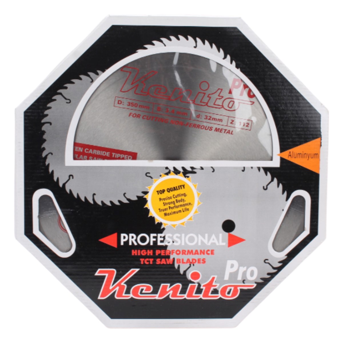 Kenito Daire Testere 350*32*3,4*2,6mm 112Diş (Alüminyum)