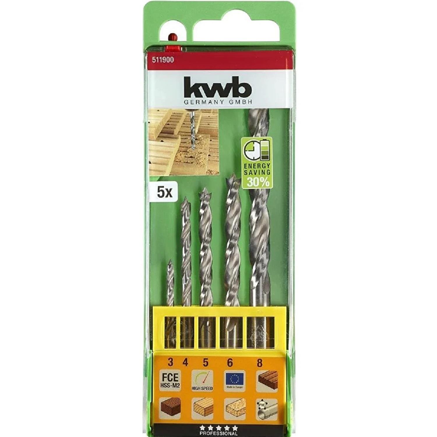 Kwb Ahşap Matkap Uç Seti 5 Prç - 49511900