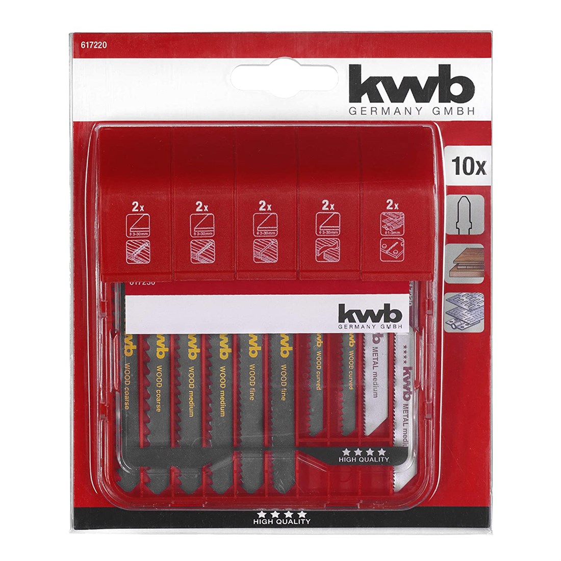 Kwb Dekupaj Testere Seti 10 Parça - 49617220