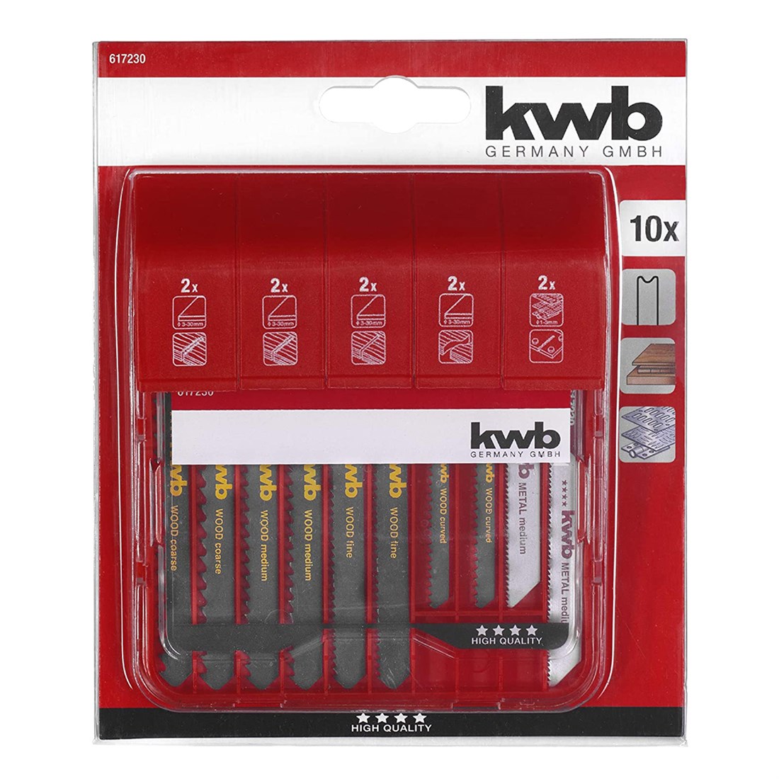 Kwb Dekupaj Testere Seti 10 Parça - 49617230