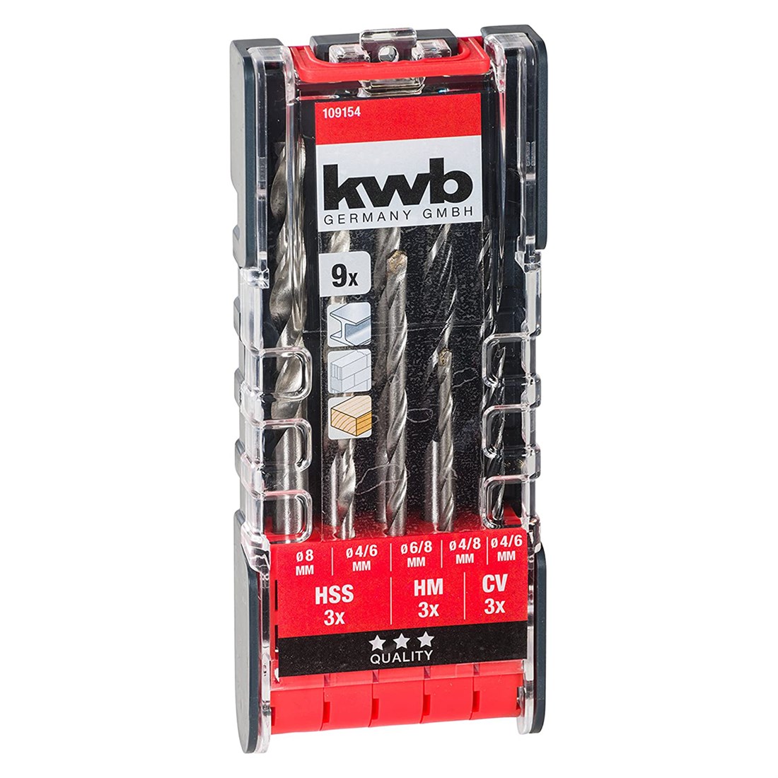 Kwb Kombi Matkap Ucu 9 Parça - 49109154