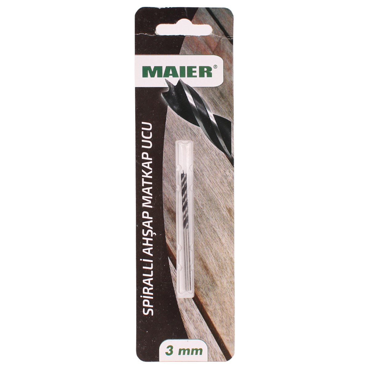 Maıer Spiralli Ahşap Matkap Ucu 3Mm Mawa03