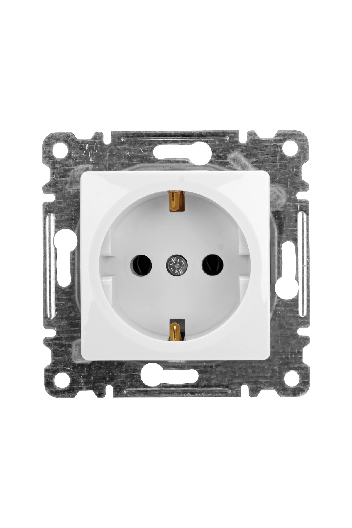 MAKEL LİLLİUM BEYAZ TOPRAKLI PRİZ MODÜL M30001028