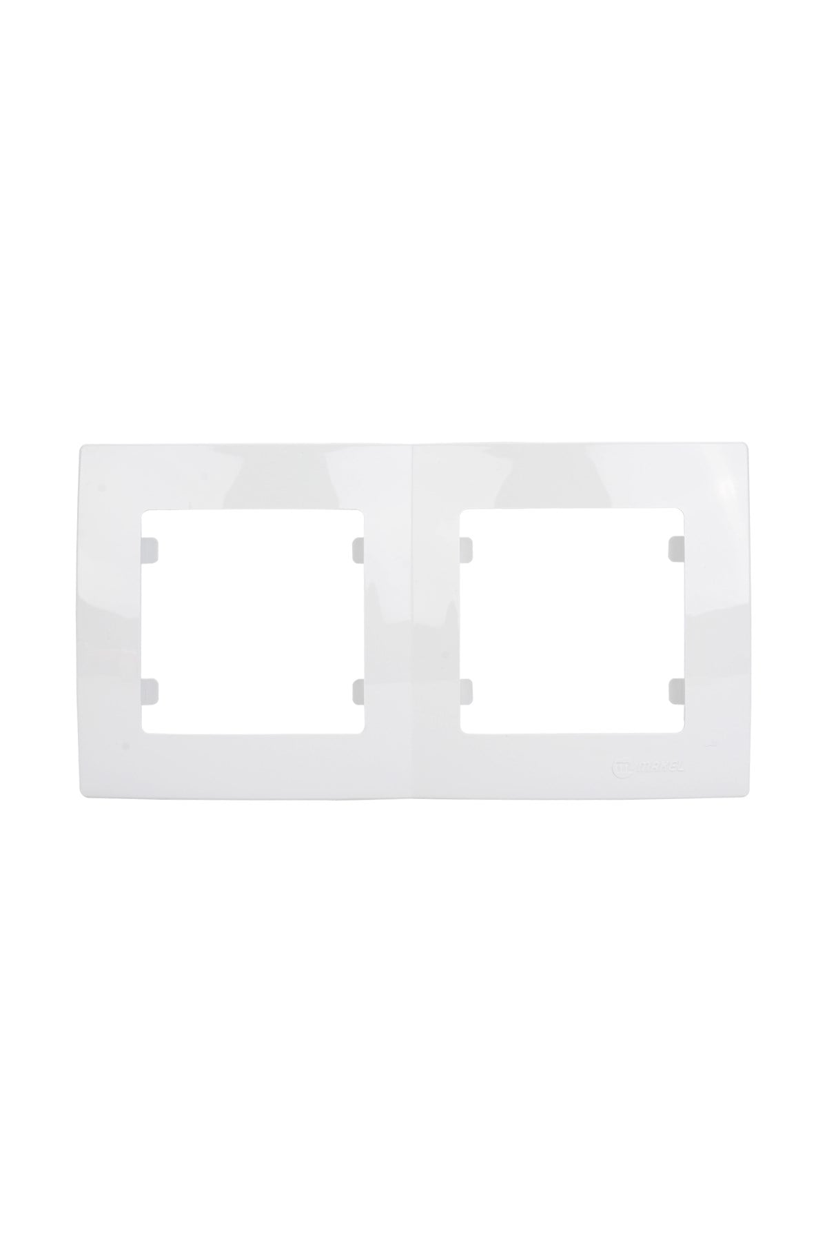 MAKEL LİLLİUM NAT.KARE BEYAZ İKİLİ ÇERÇEVE MODÜL M32001702