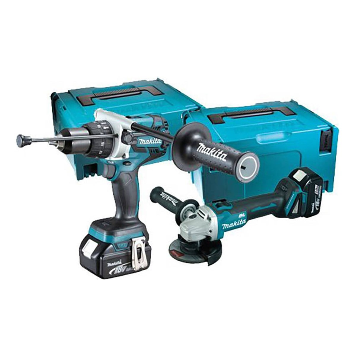 MAKİTA DLX2155TJ1 (DGA454 + DHP481) AKÜLÜ COMBO SET