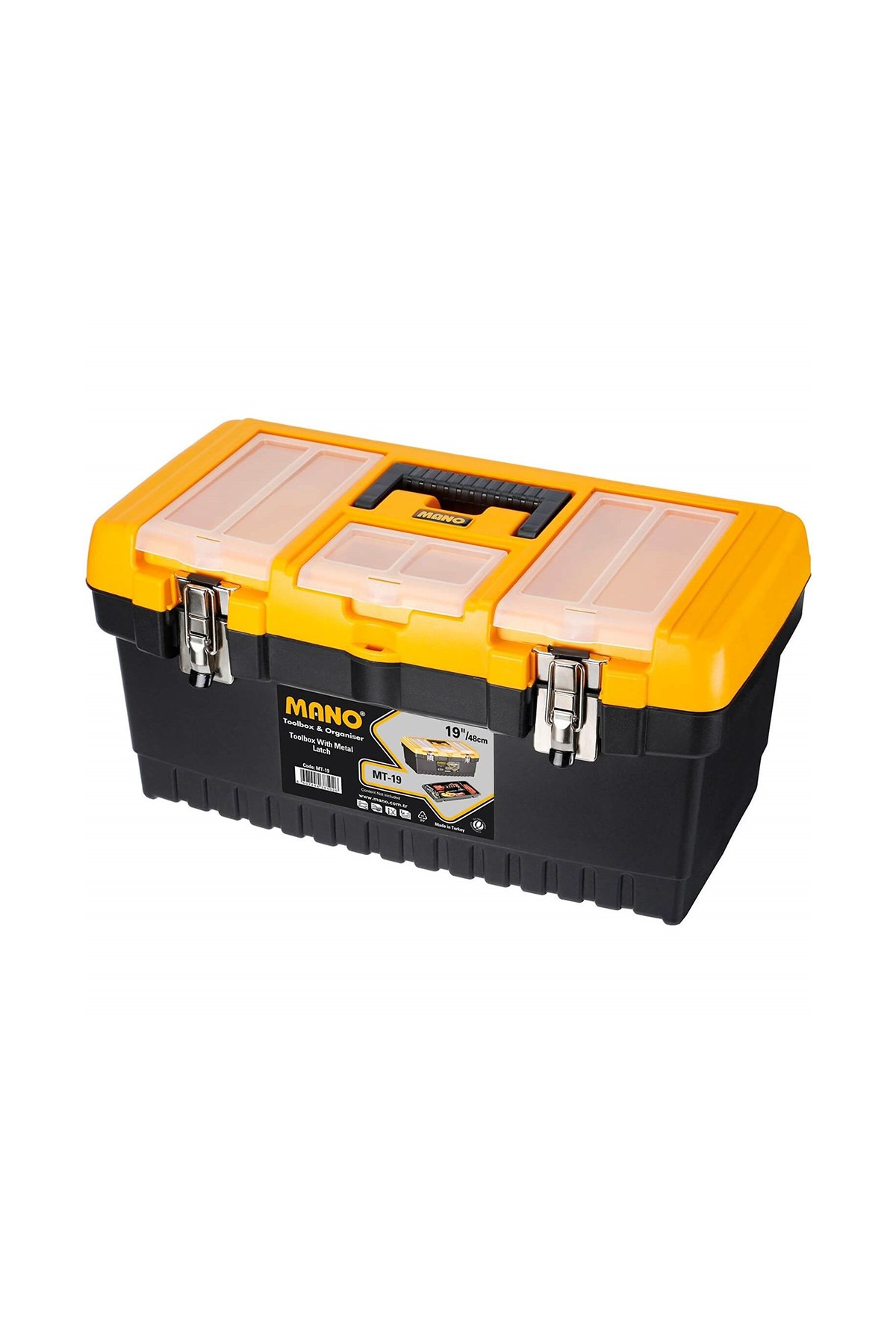 MANO METAL KİLİTLİ MT-19  TAKIM ÇAN.19