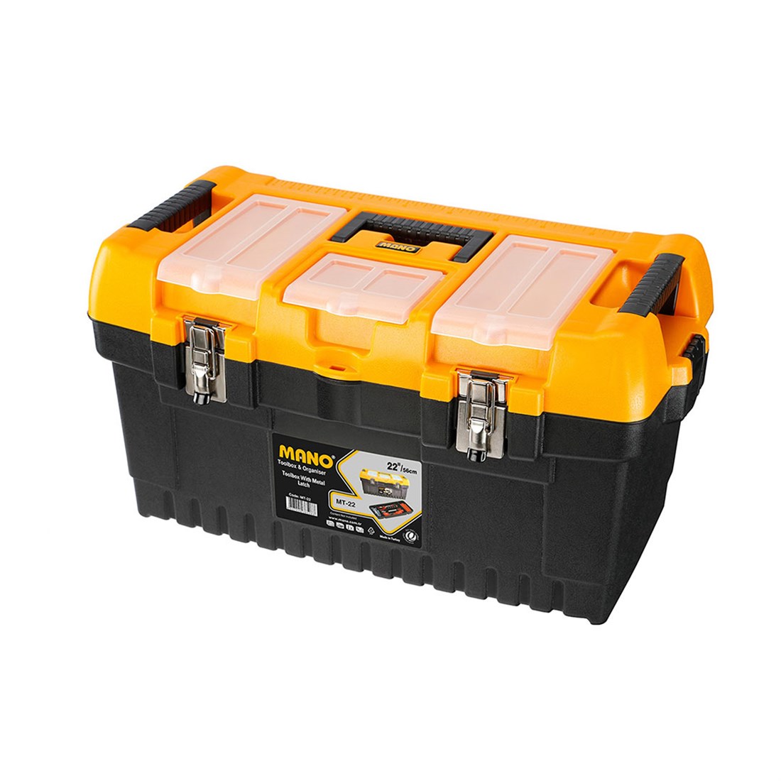 Mano Metal Kilitli Mt-22  Takım Çan. 22
