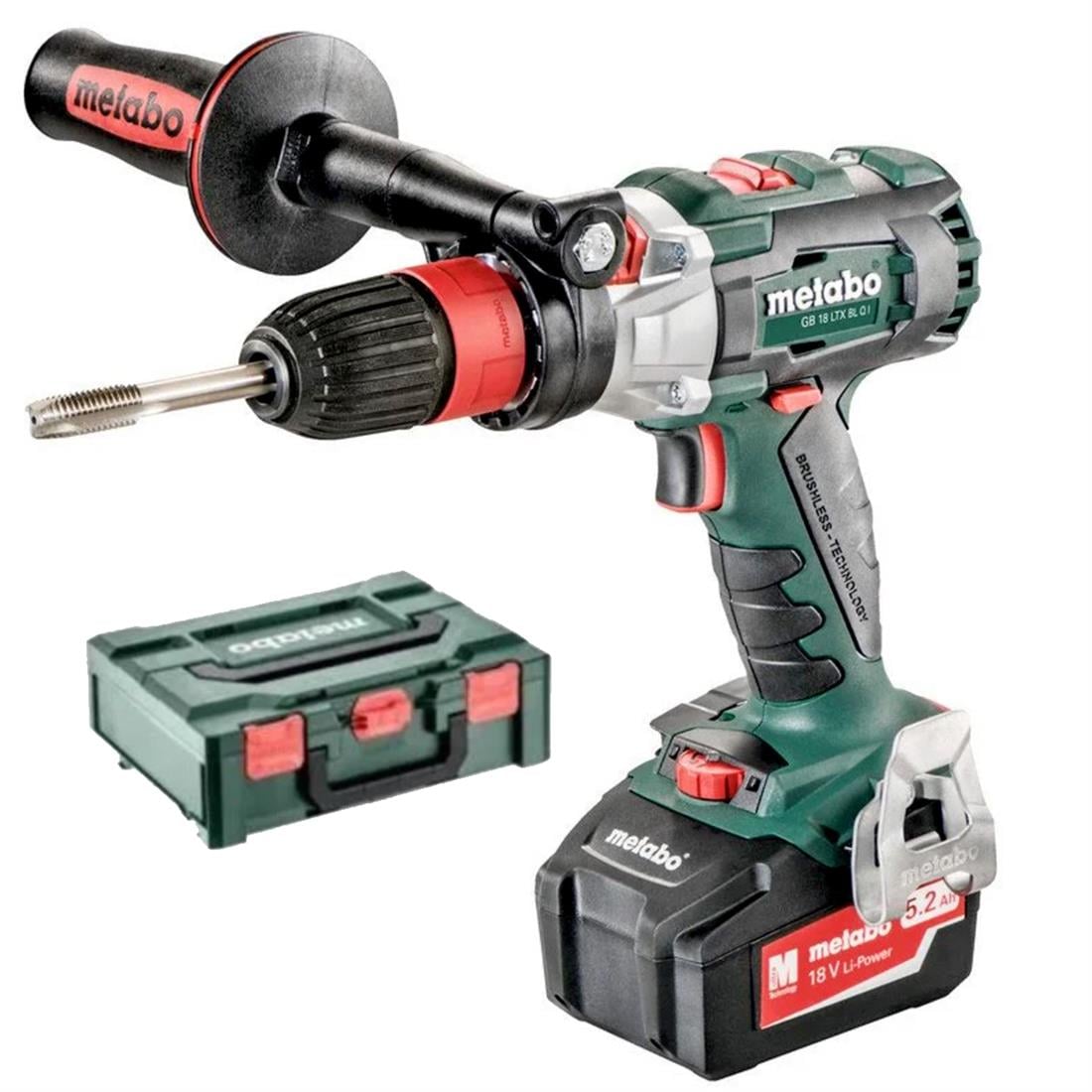 METABO GB 18 LTX BL QI/5.5 Şarjlı Kılavuz Çekme Matkabı 18 Volt