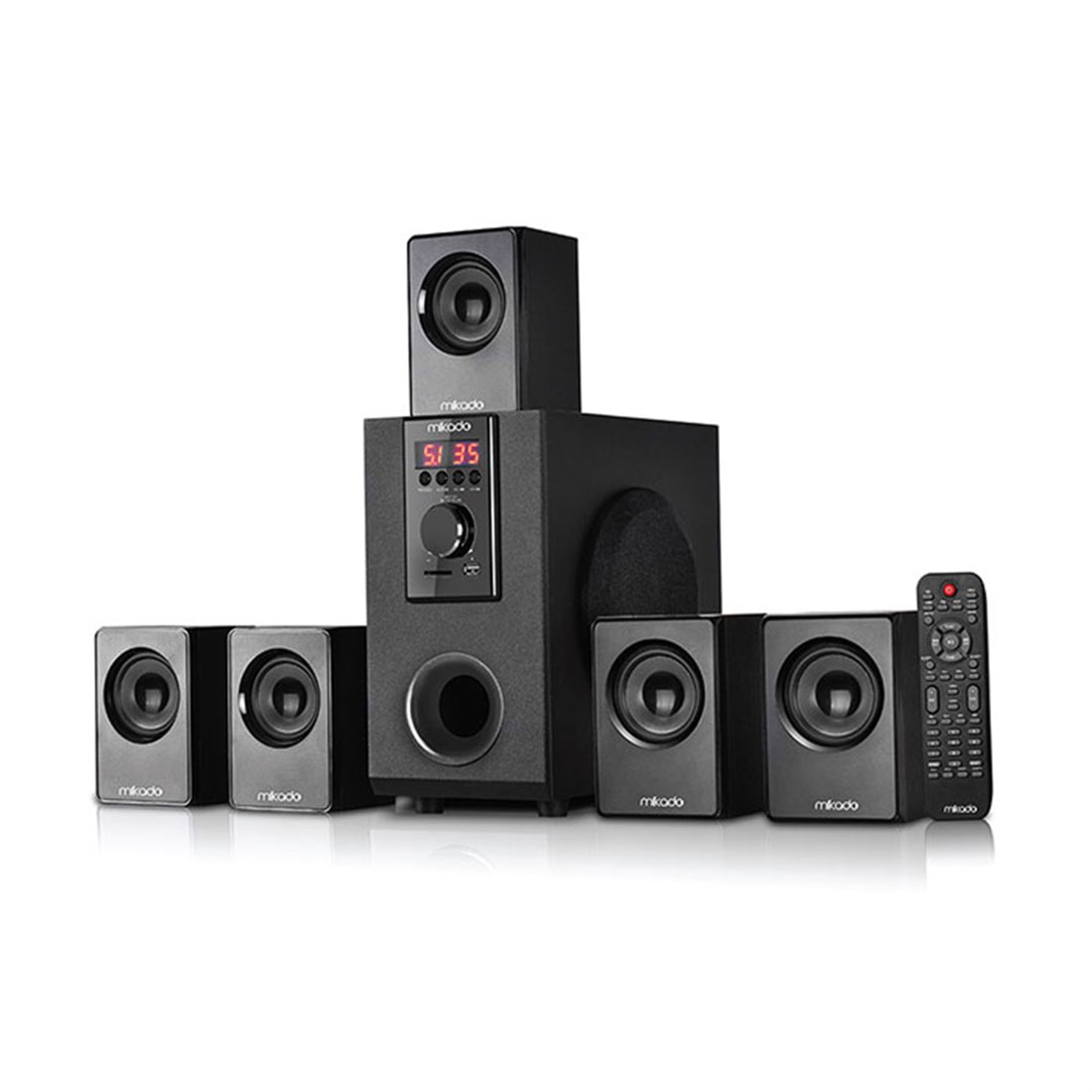 Mikado MD-505 5+1 Usb+SD+FM Destekli Bluetooth Speaker 22401