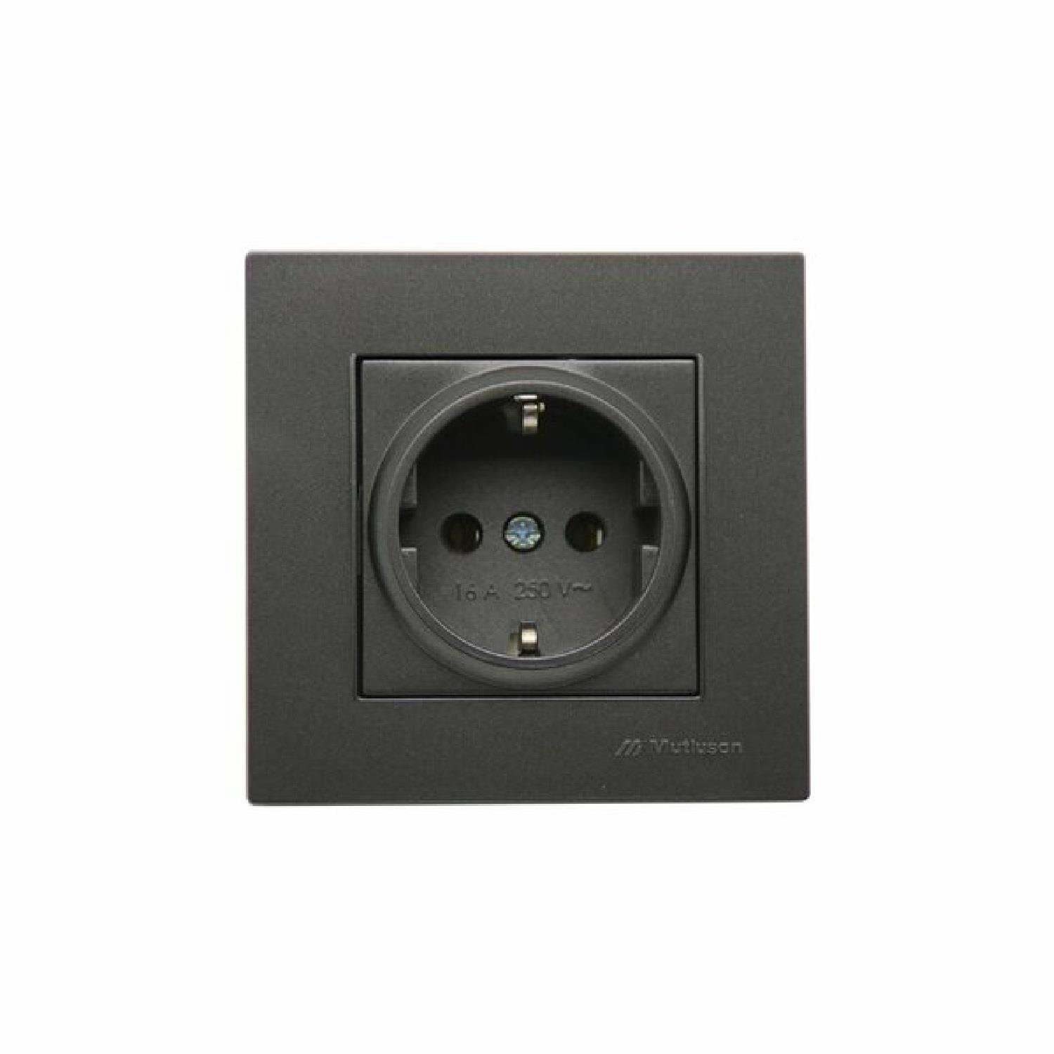 Mutlusan Rita Priz Topraklı Füme Poşetli - 2220 600 0295