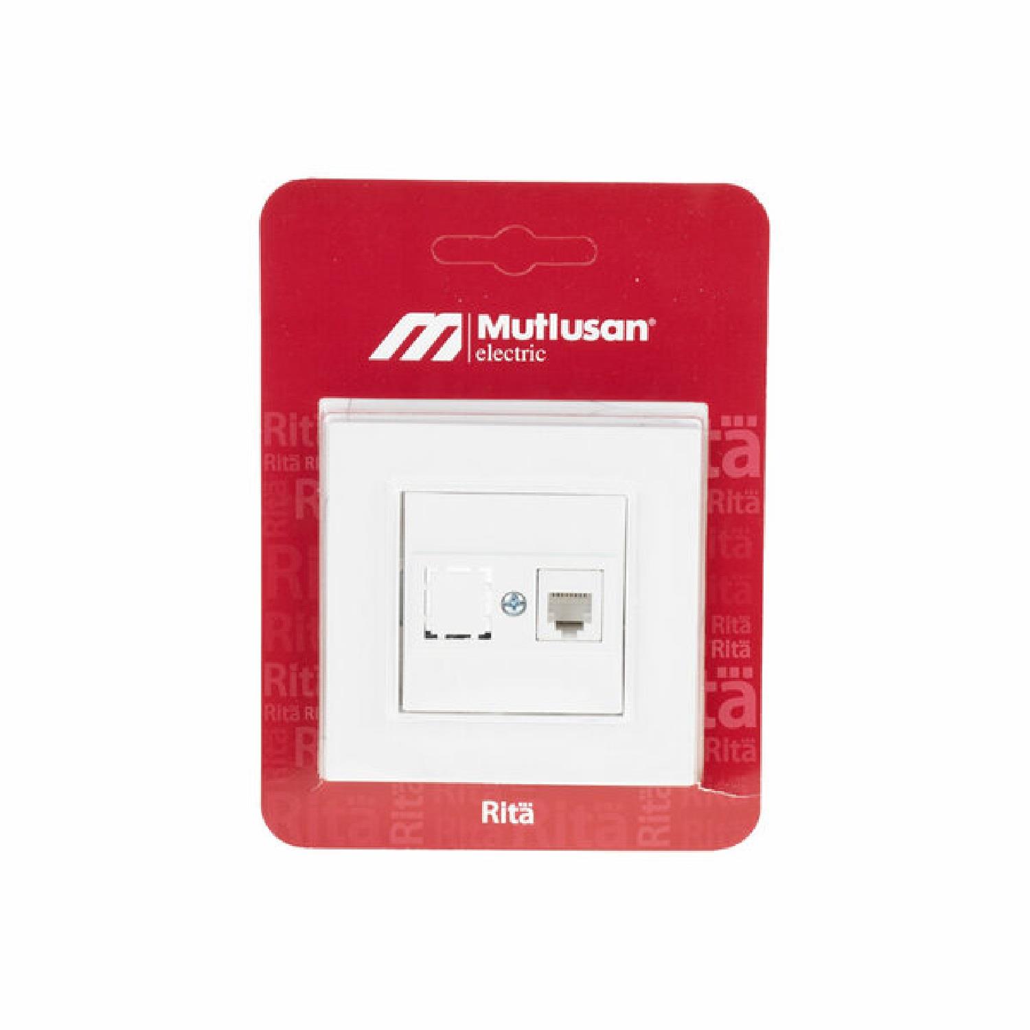 Mutlusan Rita Telefon Prizi Beyaz Blisterli 5548
