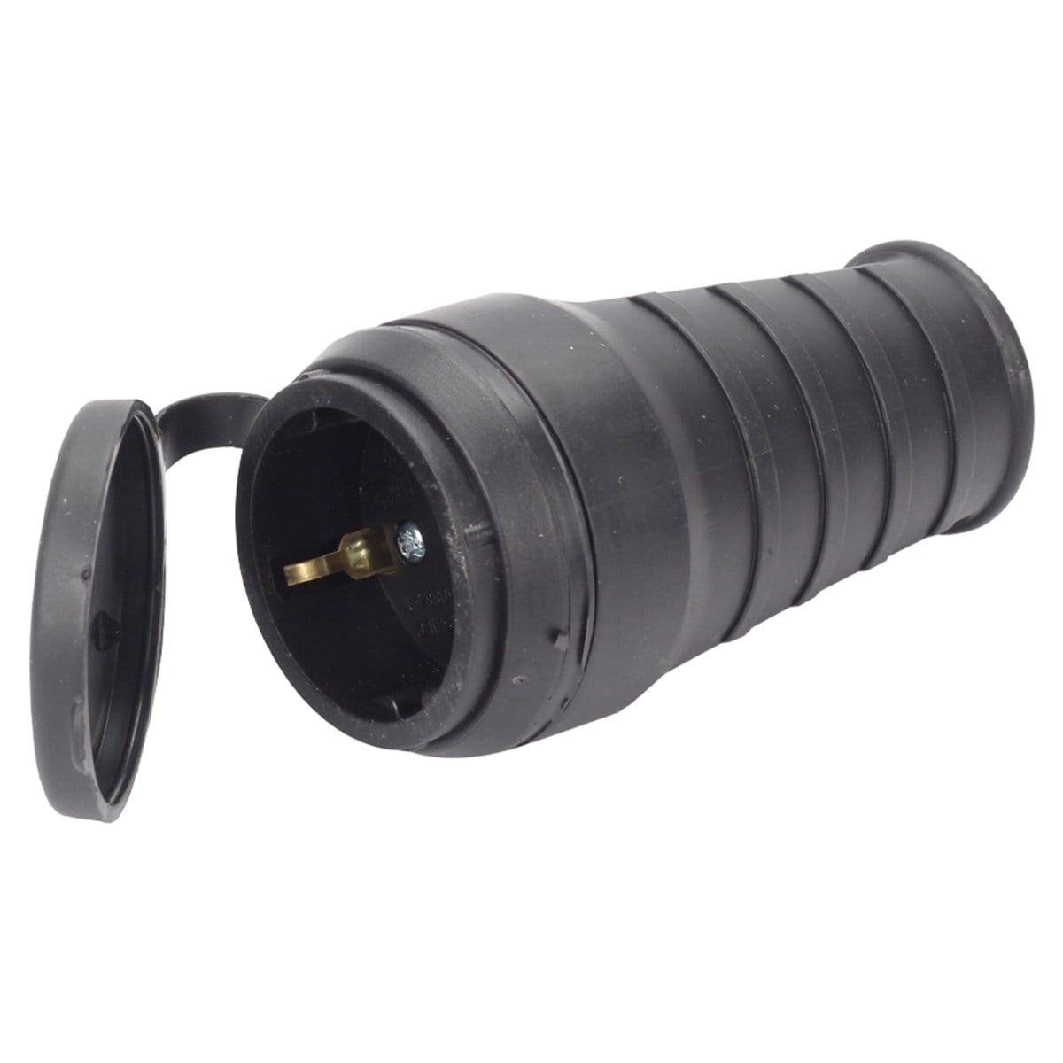 NE-AD 1X16A KAUÇUK SEYYAR PRİZ NEA4002