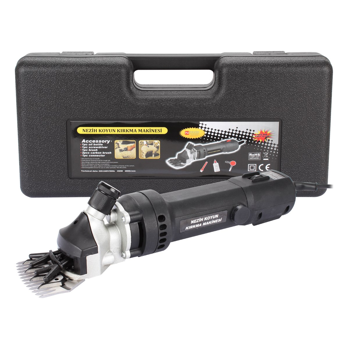 NEZİH SC-703 KOYUN KIRKMA MAKİNESİ 350W 153.300.01