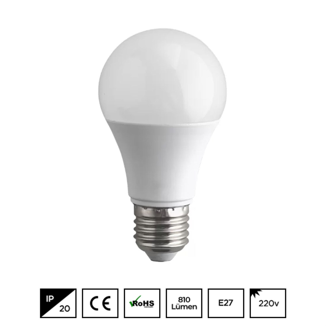 Noas 9W Led Ampul Beyaz YL95-9001-A