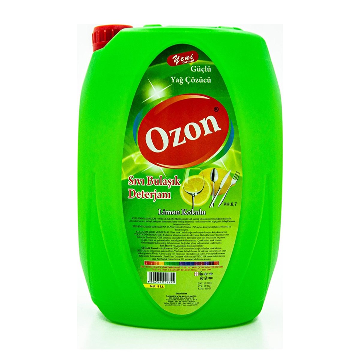 Ozon Bulaşık Deterjanı 5Lt