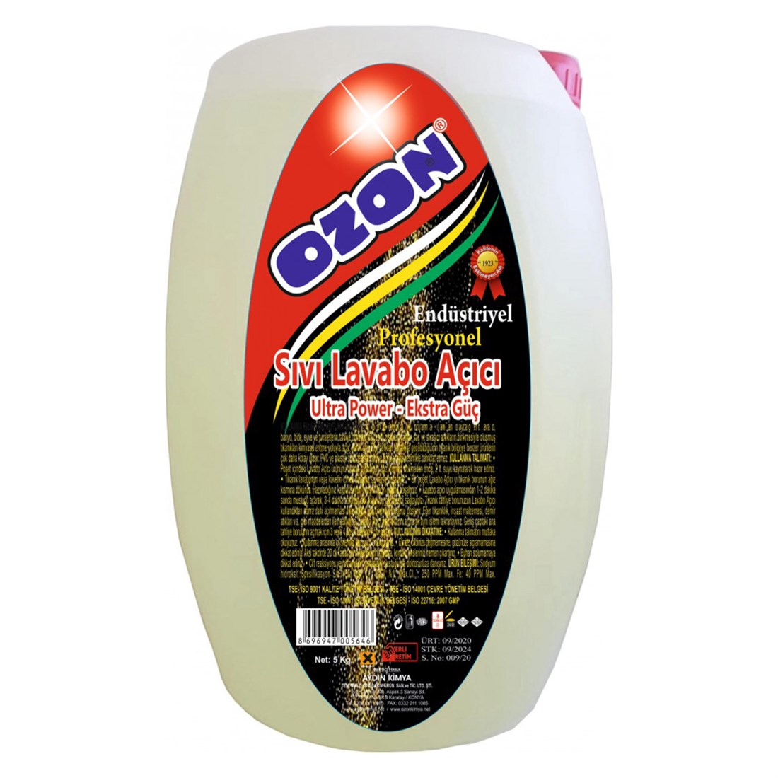 Ozon Lavabo Açıcı 5Kg