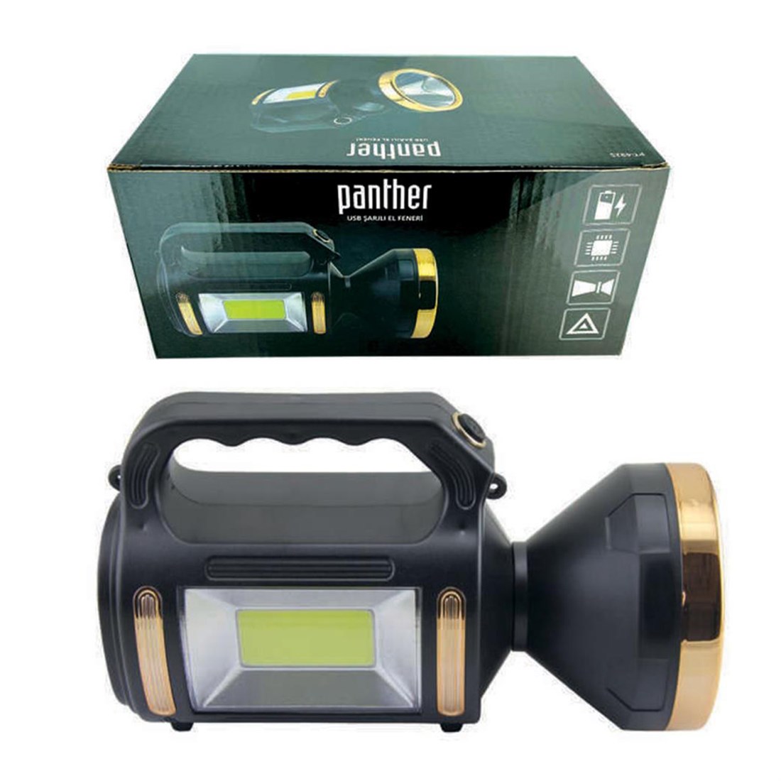 Panther 4925 Şarjlı El Feneri HRD-008533