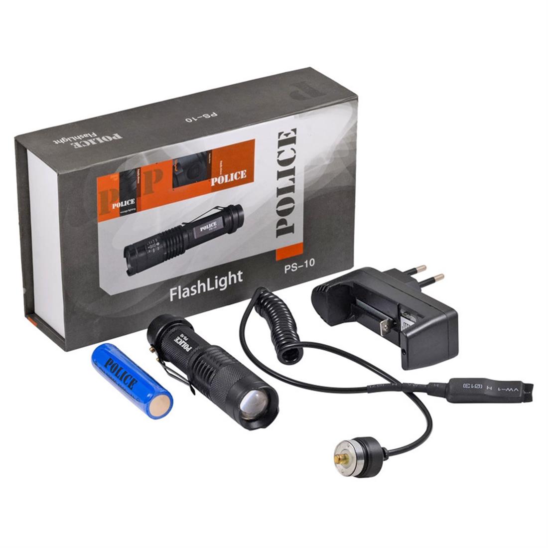 Police Ps-10 Şarjlı Cree Power+Zoom Ledli El Fener