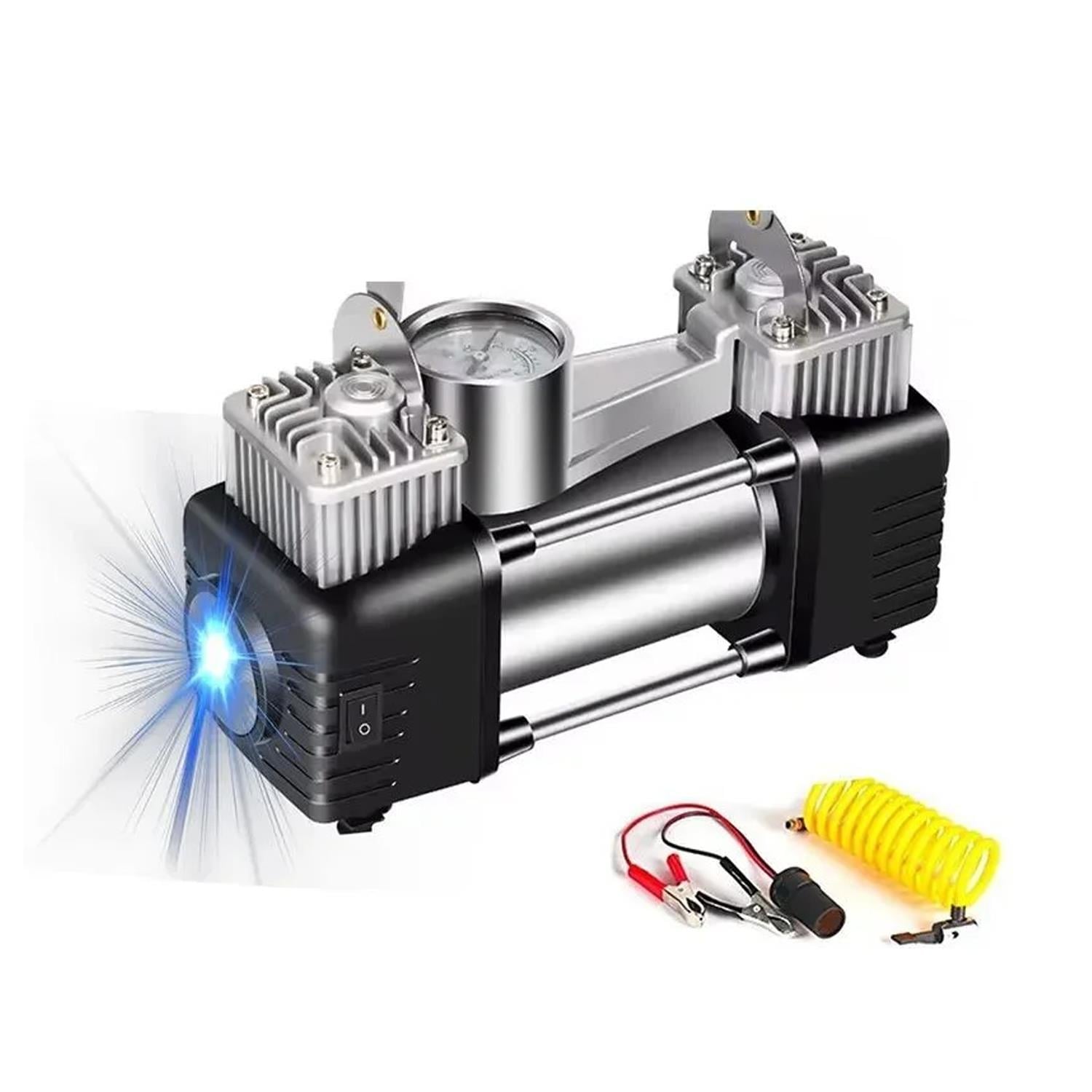 Proter PR 265 P2 Çift Piston Lastik Şişirme Bez Çantalı 12V 150PSI - P3KR217