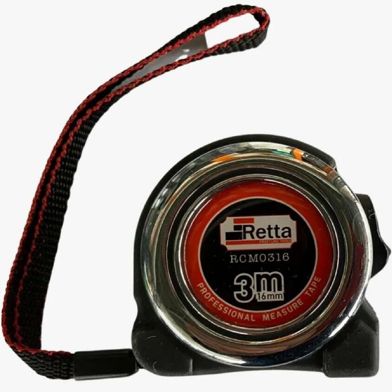 Retta 3 X 16  Çelik Şerit Metre-Rcm0316