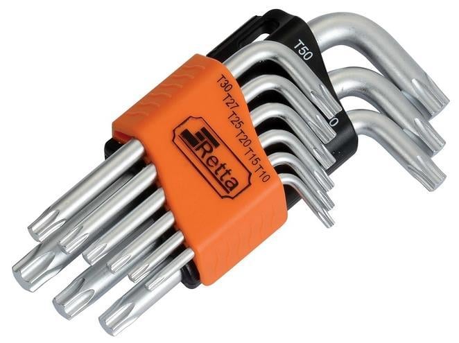 Retta Alyan 9Pç Deliksiz Torx Kısa-Rat6009