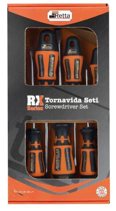 Retta Tornavida Seti 6 Pç Rx Serıes-Rxs6000